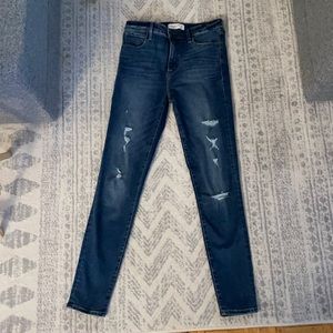 A&F High Waisted Skinny Jeans